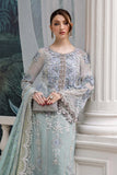 Maria B. Chiffon Embroidered 3 Piece Suit