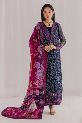 Nureh Luxury Chiffon 3 Piece Suit