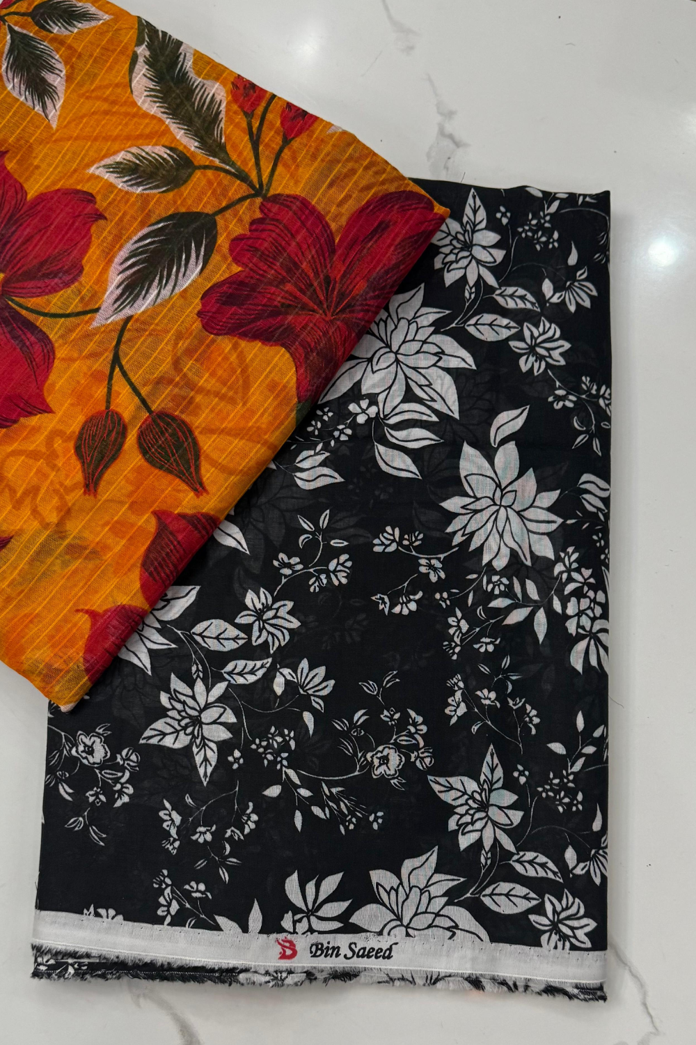 Bin Saeed Unstitched Casual Wear Lawn 3 Piece Collection