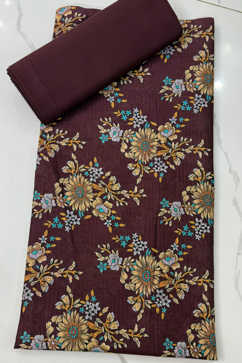 Unstitched Casual Wear All Over 2 Piece Collection