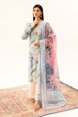Unstitched Three Piece Printed Lawn Blossom AP-03