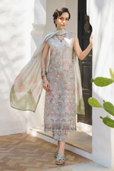 Unstitched Lawn Embroidered BRD575