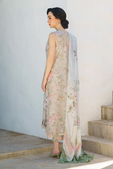 Unstitched Lawn Embroidered BRD575