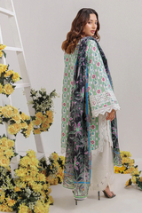 Unstitched Printed Lawn 3 Piece SandStone