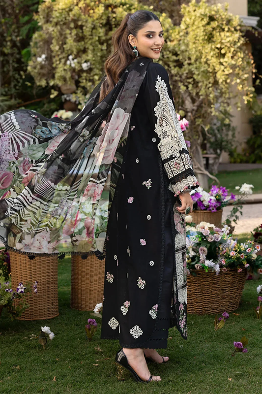 Elaf Chickankari Unstitched 3-Piece Suit
