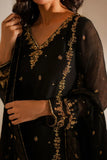 Iznik Embroidered Chiffon 3 Piece Suit