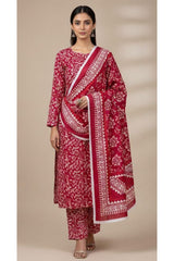 Bin Saeed Unstitched Casual Wear All Over 3 Piece Collection