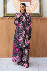 Unstitched Three Piece Printed Lawn Midnight Charm AR-105