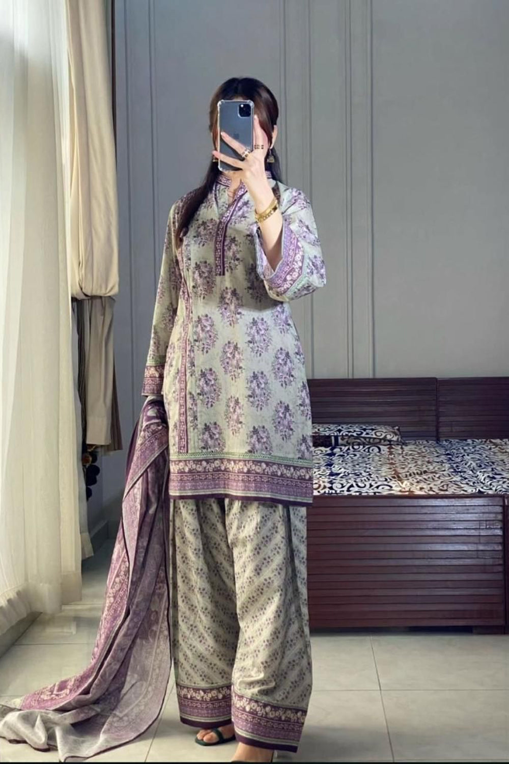 Bin Saeed Unstitched Casual Wear All Over 3 Piece Collection