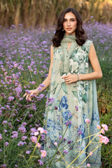 Unstitched Lawn Embroidered 3 Piece MPT2502-B