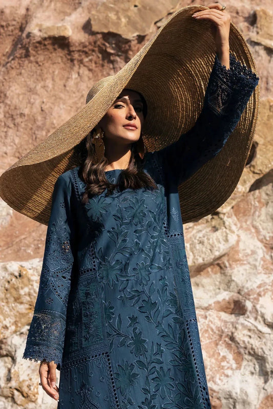 Mahnur Lawn Unstitched 3-Piece Suit