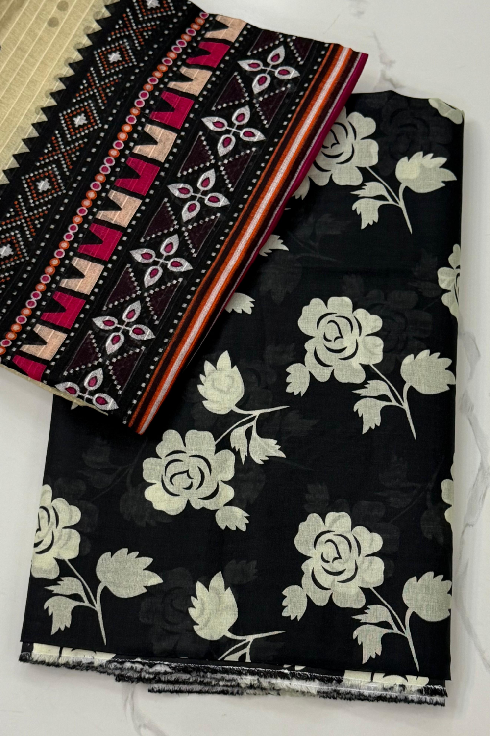 Bin Saeed Unstitched Casual Wear Lawn 3 Piece Collection