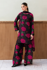 Unstitched Three Piece Printed Lawn Sand Bareeze AP-10