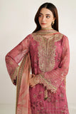 Jazmin Mauve Chiffon Unstitched 3 Piece Suit
