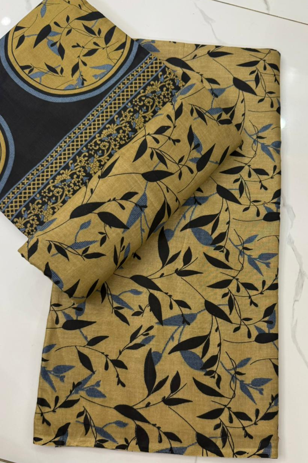 Unstitched Casual Wear All Over 3 Piece Collection