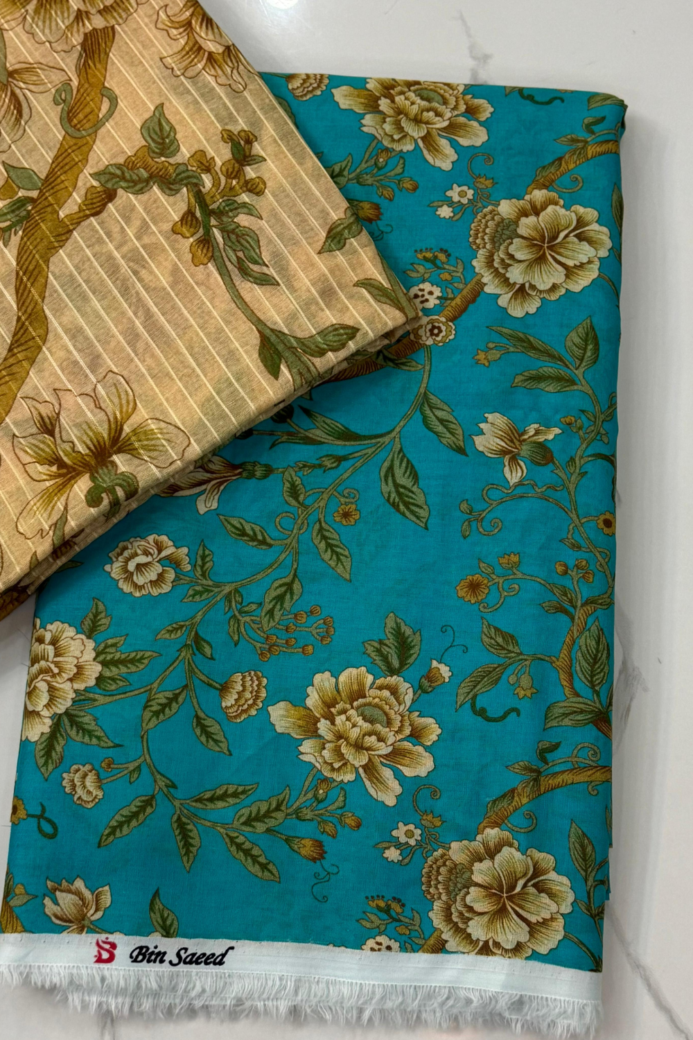 Bin Saeed Unstitched Casual Wear Lawn 3 Piece Collection