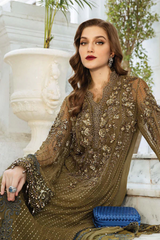 Unstitched Chiffon Embroidered 3 Piece Suit MBC-D24-108