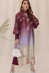 Silk Unstiched Co-Ords Set Tye & Silk