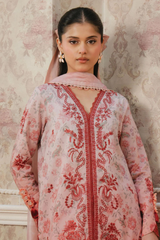 Unstitched Lawn Embroidered 3 Piece Ayzel AAF25