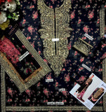 Jazmin Shamoz Silk Unstitched 3-Piece Suit