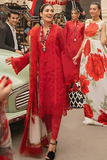 Mushq Chickankari Unstitched 3 Piece Suit