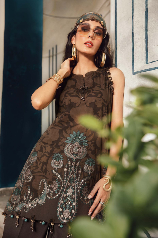 Maria B. Lawn Unstitched 3 Piece Suit