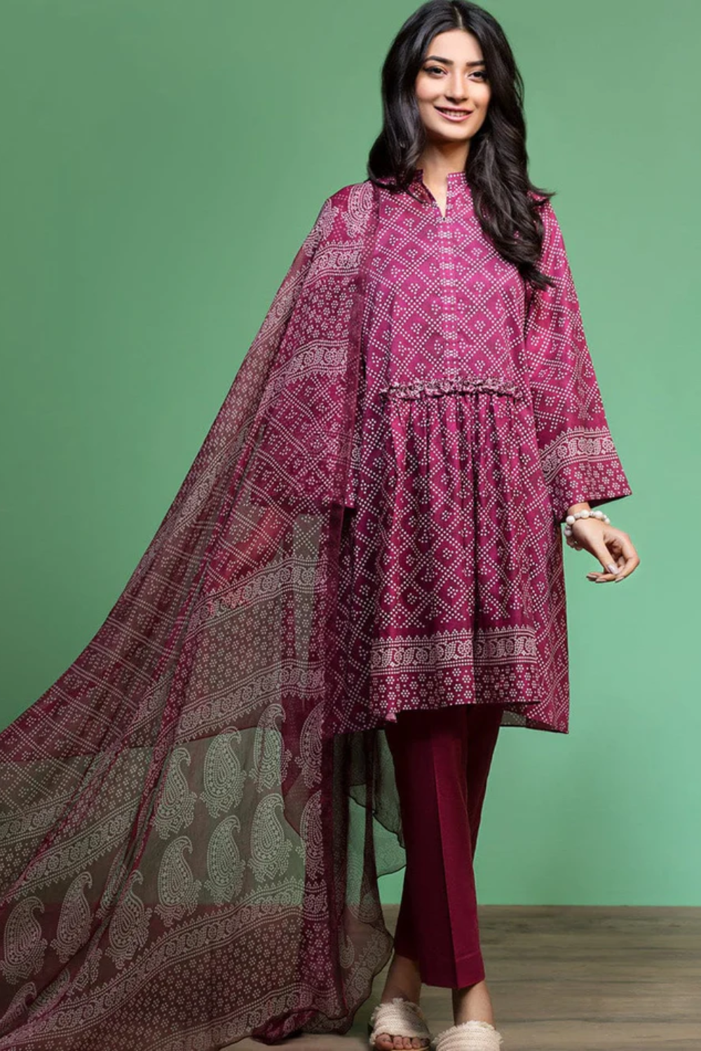 Unstitched Printed Lawn 42001132-T