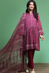 Unstitched Printed Lawn 42001132-T