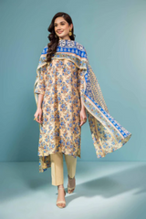 Unstitched Printed Lawn 423015432-T