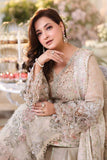 Maria B. Chiffon Embroidered 3 Piece Suit