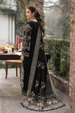 KAHF Black Lawn Unstitched 3-Piece Suit
