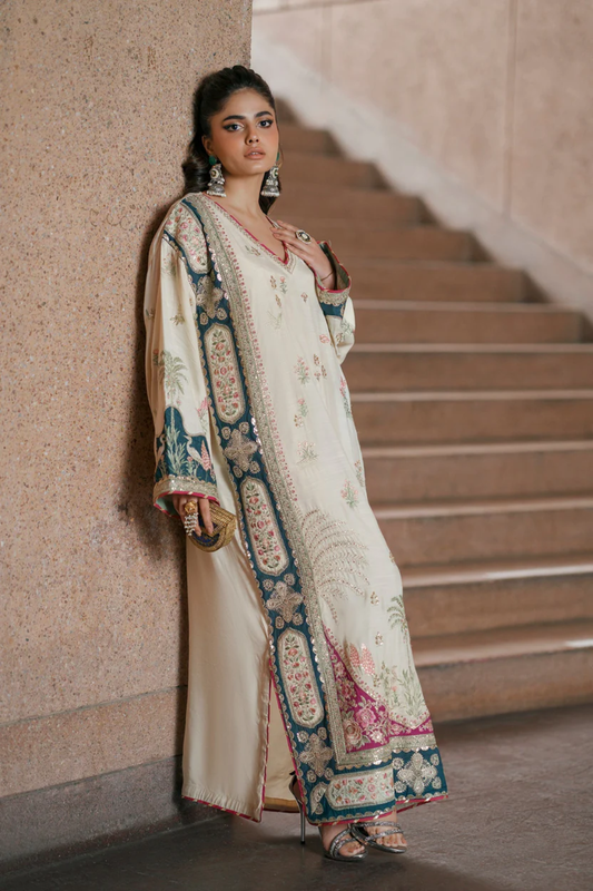 Ethnc Raw Silk Luxury 2 Piece Suit