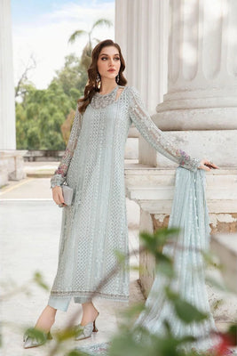 Maria B Chiffon Luxury 3 Piece Suit