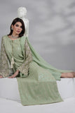 Amave Chiffon Embroidered 3 Piece Suit