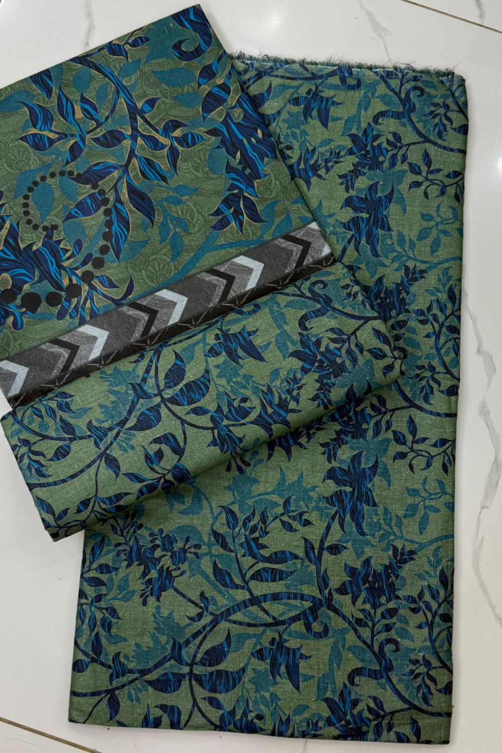 Unstitched Casual Wear All Over 3 Piece Collection