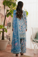 Unstitched Lawn Embroidered 3 Piece Ayzel Armelia