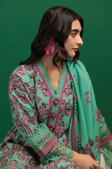 Unstitched Printed Lawn 3 Piece PG32