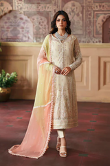 Evayna By Gulaal Embroidered Chiffon 3 Piece Unstitched Suit GL25EEC D-03 FAREYAH