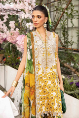 Unstitched 3 Piece Embroidered Lawn MPT-2606A