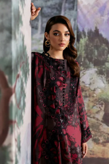 Unstitched Lawn Embroidered 3 Piece JR-503