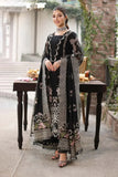 KAHF Black Lawn Unstitched 3-Piece Suit