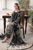 KAHF Black Lawn Unstitched 3-Piece Suit