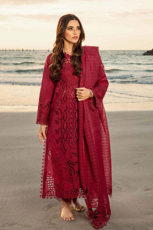 Rang Rasiya Luxury Crimson 3-Piece Festive Suit