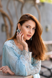 Maria B Heavy Embroidered Net & Silk 3 Piece Suit