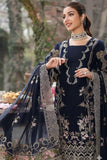 KAHF Blue Lawn Unstitched 3-Piece Suit