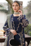 KAHF Blue Lawn Unstitched 3-Piece Suit