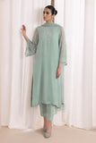 Baroque Mint Embroidered Chiffon 3-Piece Suit