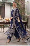KAHF Blue Lawn Unstitched 3-Piece Suit