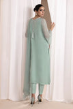 Baroque Mint Embroidered Chiffon 3-Piece Suit