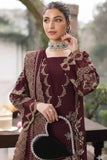 KAHF Maroon Lawn Unstitched 3-Piece Suit